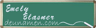 Emely Blasner Visitenkarte